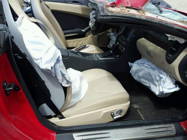 WDBWK56F76F111730 - 2006 MERCEDES-BENZ SLK 350 RED photo 5