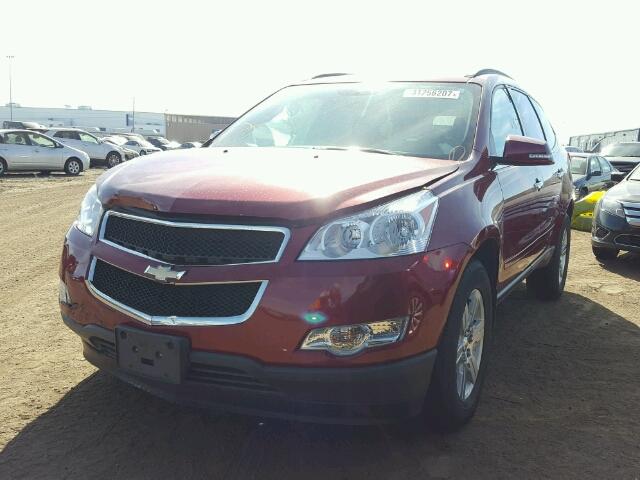 1GNKVGED5BJ172463 - 2011 CHEVROLET TRAVERSE L RED photo 2