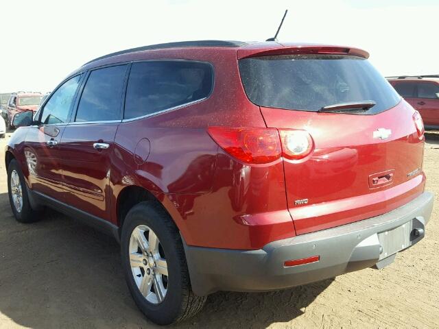 1GNKVGED5BJ172463 - 2011 CHEVROLET TRAVERSE L RED photo 3
