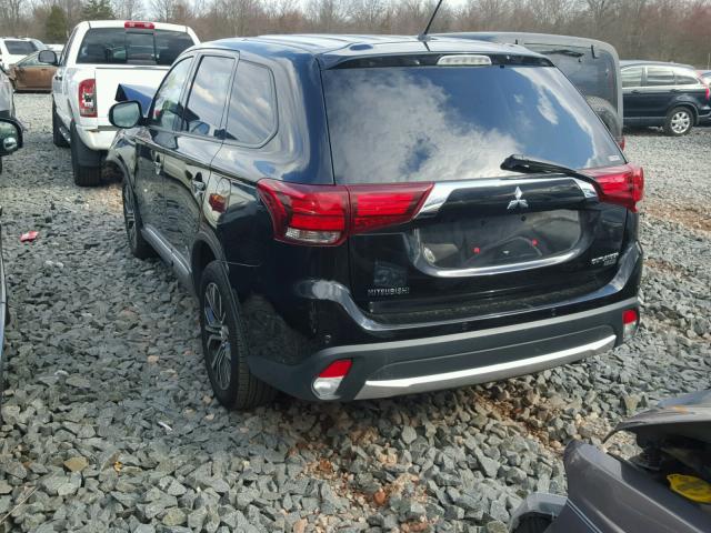 JA4AZ3A30GZ002884 - 2016 MITSUBISHI OUTLANDER BLACK photo 3