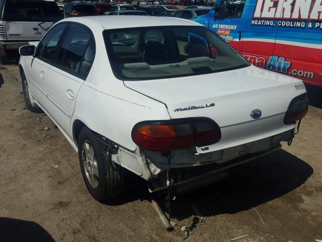 1G1NE52J12M639521 - 2002 CHEVROLET MALIBU LS 白色 照片 3