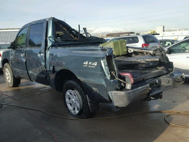 1N6AA07B54N590050 - 2004 NISSAN TITAN TURQUOISE photo 3