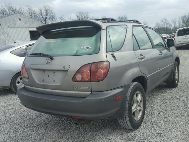 JT6HF10U0Y0145343 - 2000 LEXUS RX 300 GRAY photo 4