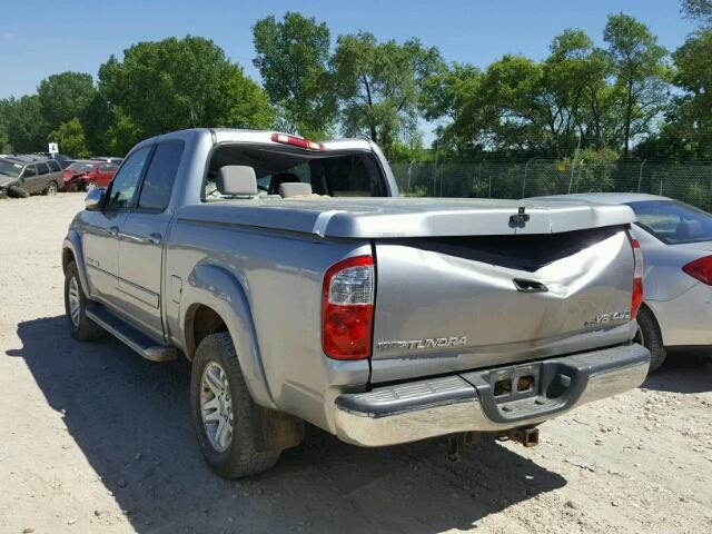 5TBDT44156S551641 - 2006 TOYOTA TUNDRA DOU GRAY photo 3