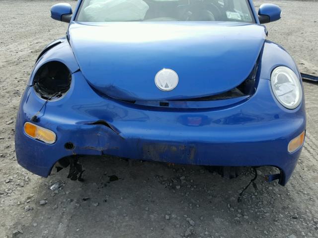 3VWCD21C53M437772 - 2003 VOLKSWAGEN NEW BEETLE 蓝色 照片 7