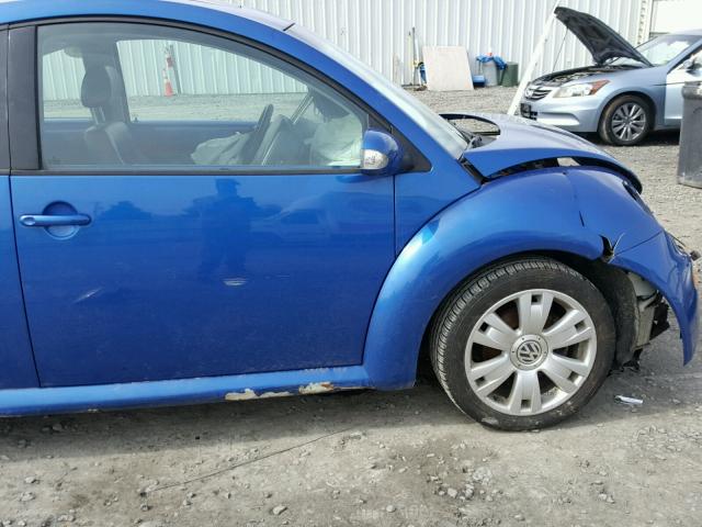 3VWCD21C53M437772 - 2003 VOLKSWAGEN NEW BEETLE 蓝色 照片 9