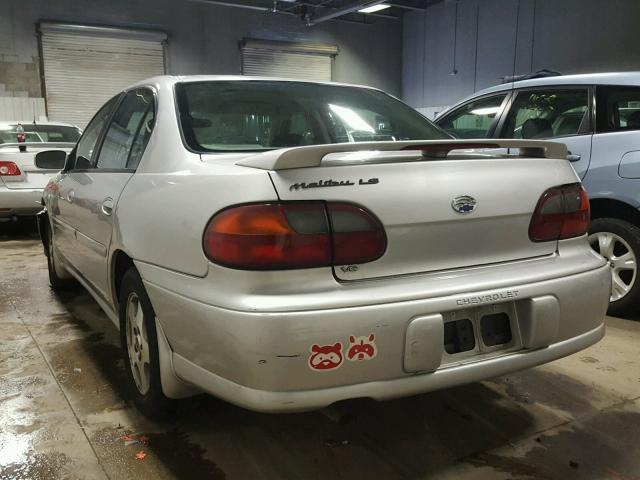 1G1NE52J02M719487 - 2002 CHEVROLET MALIBU LS 银色 照片 3