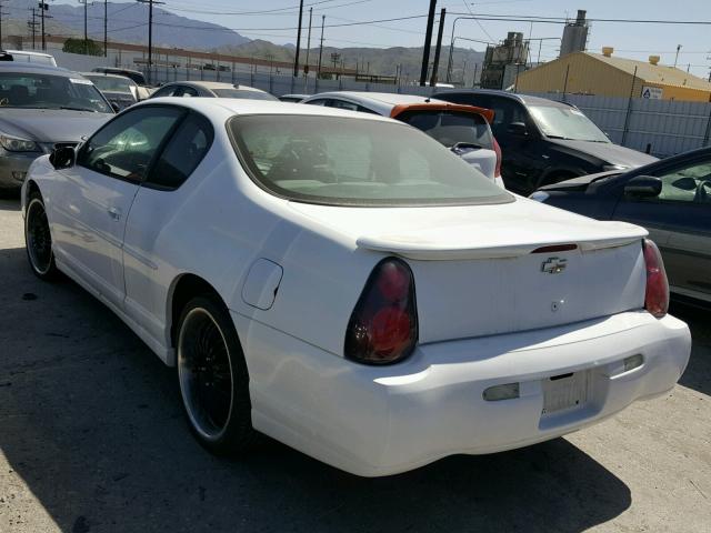 2G1WW12EX29244683 - 2002 CHEVROLET MONTE CARL 白色 照片 3
