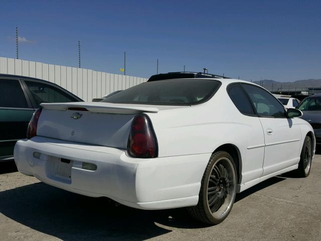 2G1WW12EX29244683 - 2002 CHEVROLET MONTE CARL 白色 照片 4