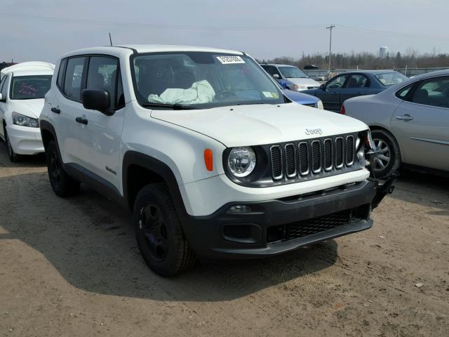 ZACCJBAH0FPB57264 - 2015 JEEP RENEGADE S WHITE photo 1