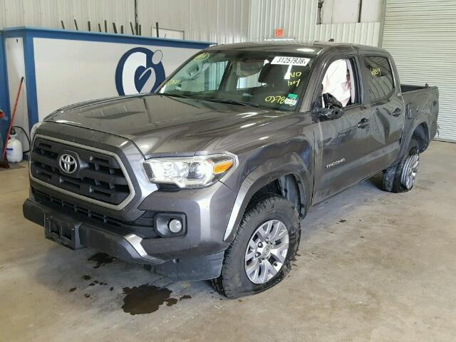5TFAZ5CNXHX027868 - 2017 TOYOTA TACOMA DOU CHARCOAL photo 2