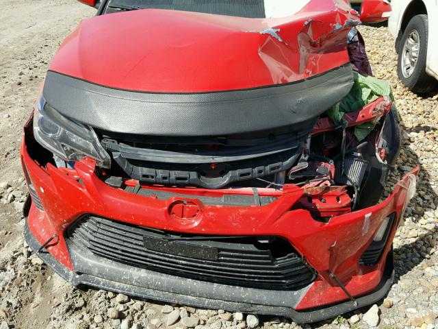 JTKJF5C7XF3094574 - 2015 TOYOTA SCION TC 红色 照片 7
