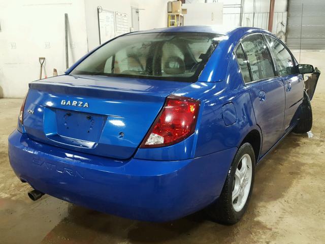 1G8AL54F04Z161340 - 2004 SATURN ION LEVEL ლურჯი ფოტო 4