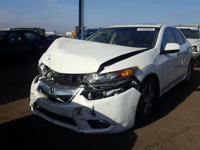 JH4CU2F62DC009441 - 2013 ACURA TSX TECH WHITE photo 2