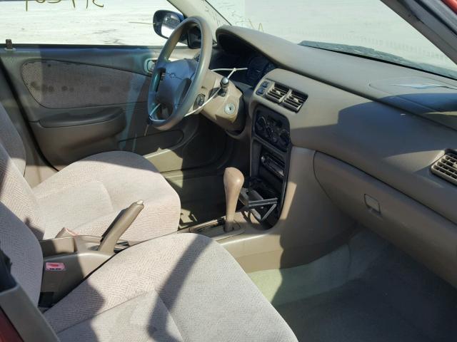 1Y1SK5286XZ415344 - 1999 CHEVROLET GEO PRIZM 红色 照片 5