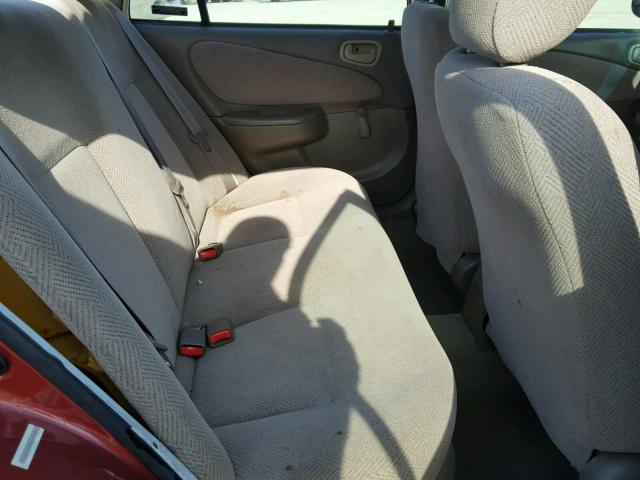 1Y1SK5286XZ415344 - 1999 CHEVROLET GEO PRIZM 红色 照片 6