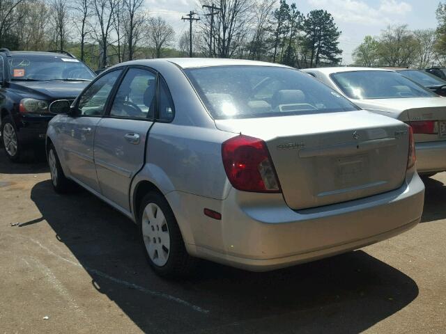 KL5JD56Z07K673743 - 2007 SUZUKI FORENZA BA SILVER photo 3