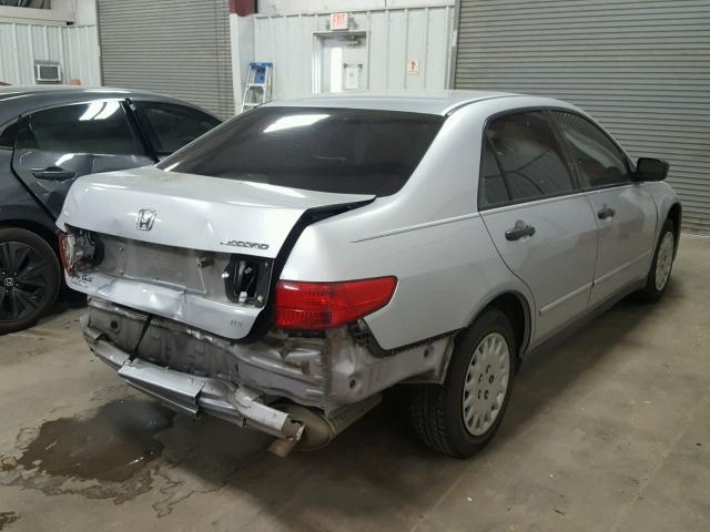 1HGCM55175A047710 - 2005 HONDA ACCORD DX SILVER photo 4