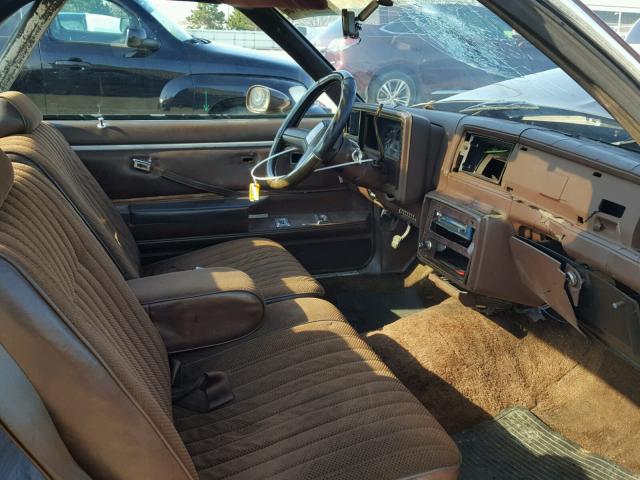 1GCCW80N0DR110778 - 1983 CHEVROLET EL CAMINO BROWN photo 5