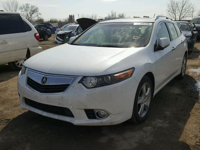 JH4CW2H62CC004715 - 2012 ACURA TSX TECH WHITE photo 2