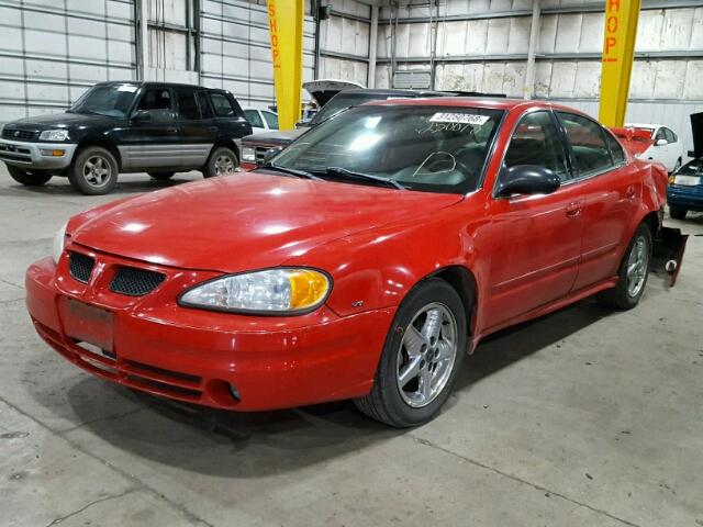 1G2NF52F33C188362 - 2003 PONTIAC GRAND AM S 红色 照片 2