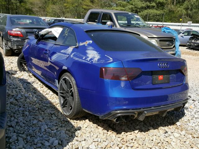 WAUC4AFR7HA001694 - 2017 AUDI S5 BLUE photo 3