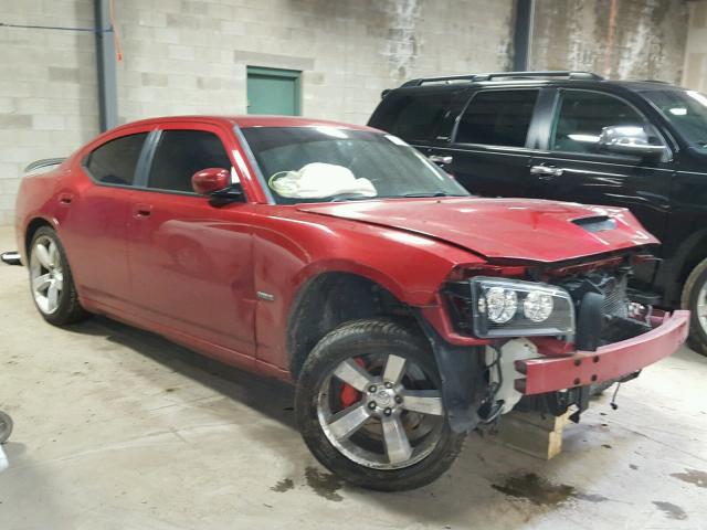 2B3LA73W96H339834 - 2006 DODGE CHARGER SR RED photo 1