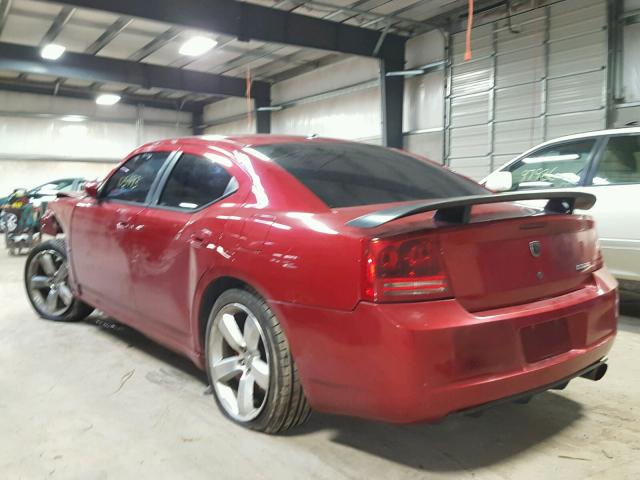 2B3LA73W96H339834 - 2006 DODGE CHARGER SR RED photo 3