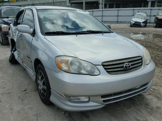 1NXBR32E64Z293650 - 2004 TOYOTA COROLLA CE SILVER photo 1