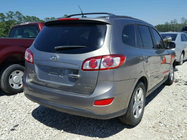 5XYZK3AB3BG087215 - 2011 HYUNDAI SANTA FE L GRAY photo 4