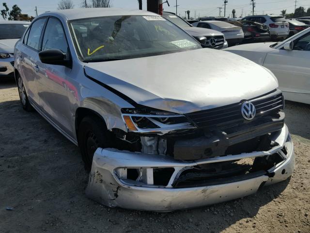 3VW2K7AJ7EM320422 - 2014 VOLKSWAGEN JETTA BASE 银色 照片 1