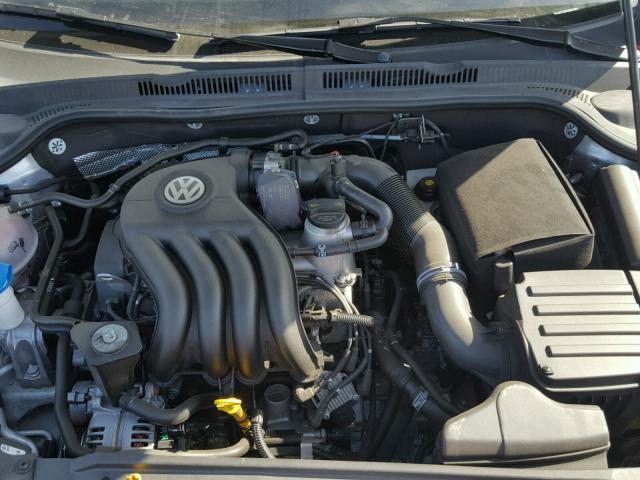 3VW2K7AJ7EM320422 - 2014 VOLKSWAGEN JETTA BASE 银色 照片 7