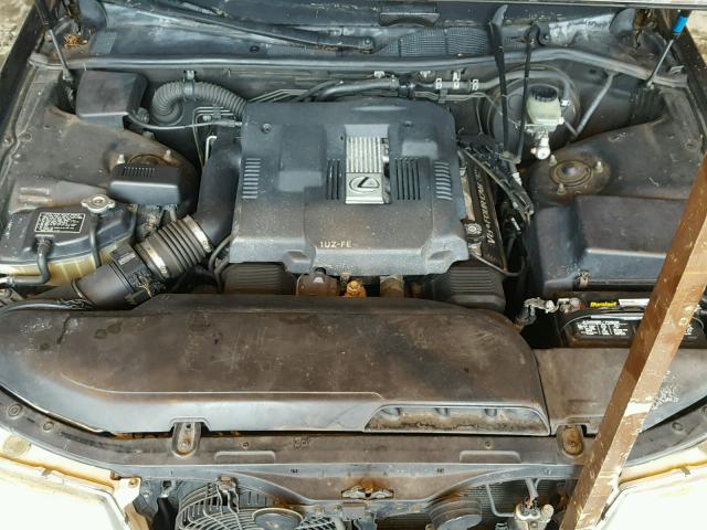 JT8UF22E4S0007765 - 1995 LEXUS LS 400 GREEN photo 7