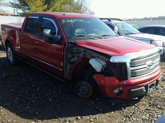 1FTFW1EV2AFB68644 - 2010 FORD F150 SUPER RED photo 1