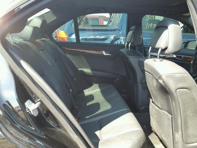 WDDGF8BB2BR184775 - 2011 MERCEDES-BENZ C 300 4MAT BLACK photo 6