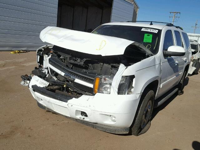 1GNFK13098J174040 - 2008 CHEVROLET TAHOE K150 WHITE photo 2