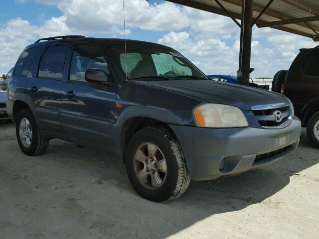 4F2YU071X1KM48435 - 2001 MAZDA TRIBUTE DX BLUE photo 1