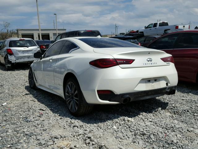 JN1FV7EK3HM611386 - 2017 INFINITI Q60 RED SP WHITE photo 3