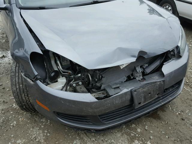 3VWPZ7AJ7BM614187 - 2011 VOLKSWAGEN JETTA S 灰色 照片 9