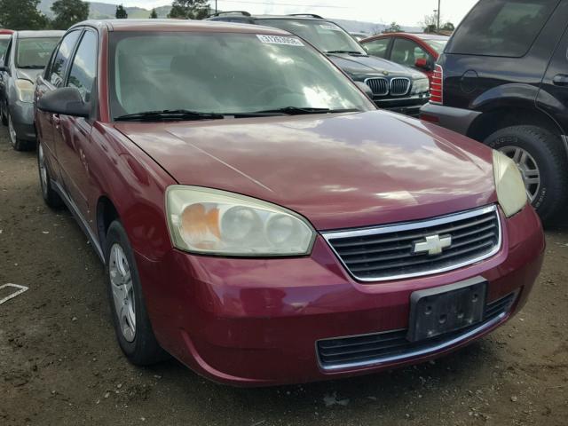 1G1ZS58F77F230285 - 2007 CHEVROLET MALIBU LS ბურგუნდია ფოტო 1