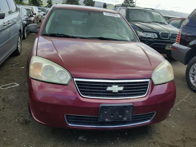 1G1ZS58F77F230285 - 2007 CHEVROLET MALIBU LS BURGUNDY photo 9