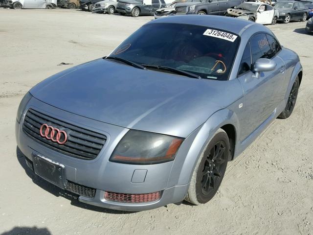 TRUWT28N721030953 - 2002 AUDI TT QUATTRO GRAY photo 2