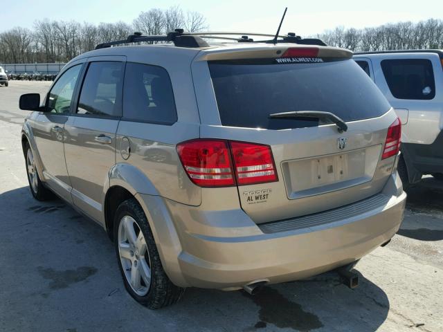 3D4GG57V69T573657 - 2009 DODGE JOURNEY SX GOLD photo 3