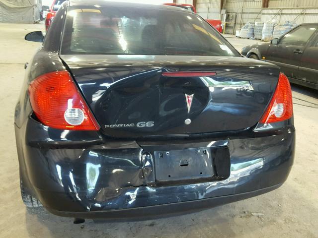 1G2ZF57B984269682 - 2008 PONTIAC G6 VALUE L BLACK photo 9