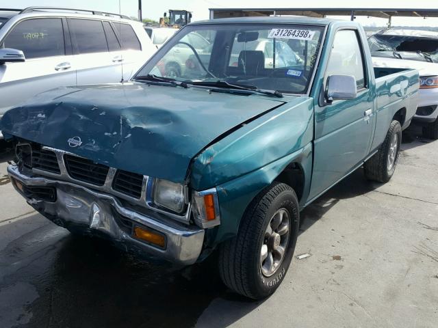 1N6SD11S7VC337237 - 1997 NISSAN TRUCK BASE GREEN photo 2