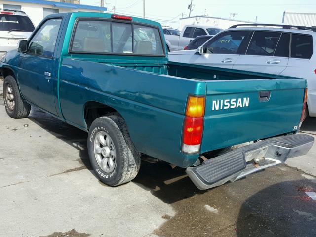 1N6SD11S7VC337237 - 1997 NISSAN TRUCK BASE GREEN photo 3