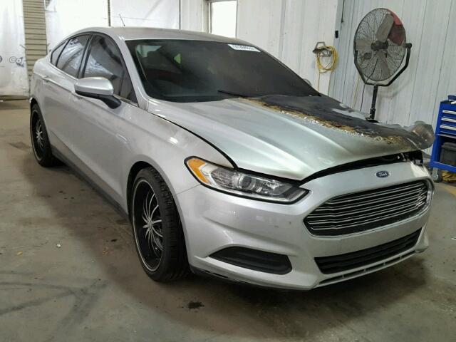 1FA6P0G79E5372221 - 2014 FORD FUSION S SILVER photo 1