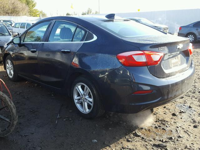 1G1BE5SM2G7261499 - 2016 CHEVROLET CRUZE LT BLUE photo 3