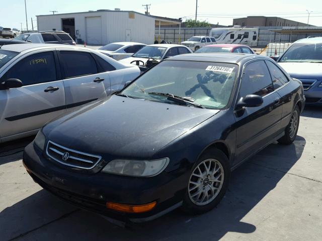 19UYA1251VL011949 - 1997 ACURA 2.2CL BLACK photo 2