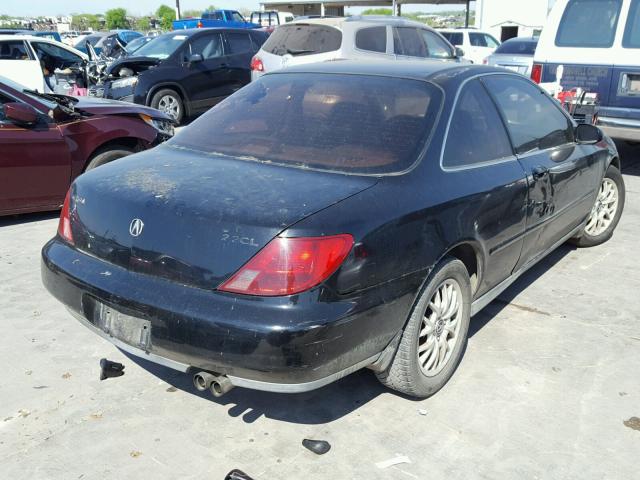 19UYA1251VL011949 - 1997 ACURA 2.2CL BLACK photo 4